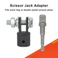 thumbnail image 4 of Shear Jack Drill Adapter 1/2 Inch Automotive Scissor Jack Adapter Adapter for Drive Impact Wrench RV Trailer Leveling Jack, 4 of 5