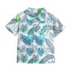 thumbnail image 1 of Gibobby blusas aesthetic Camiseta de manga corta con estampado de hojas para niños pequeños, estilo playero, para(Verde, 5-6 Años), 1 of 5