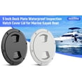thumbnail image 3 of Colaxi 5 Inch Boat Deck Plate / Marine Access Boat, Non-Slip White, 3 of 14