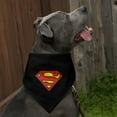 thumbnail image 3 of Superman Classic S Shield Logo Dog Pet Bandana, 3 of 5