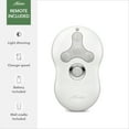 thumbnail image 4 of Hunter Dempsey Indoor Ceiling Fan with LED Light, Remote Control - 44" White, 4 of 9