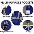 thumbnail image 4 of Sudadera con capucha de seguridad TICONN de alta visibilidad reflectante ANSI clase 3, 4 of 6