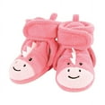 thumbnail image 4 of Hudson Baby Infant Girl Cozy Fleece Booties, Girl Dino, 6-12 Months, 4 of 5