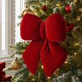 thumbnail image 4 of WDOBM Christmas Decorative Bows, Christmas Bow Ornament Pendant, Christmas Tree Bow, Hanging Christmas Ornaments for Home Decor Indoor, 4 of 6
