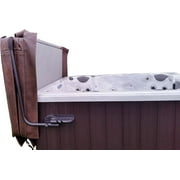 Puri Tech Cover Lifts Pivot Top Mount Spa & Hot Tub Cover Lift Removal System Double Coated Aluminum Structure Fits Most Spas & Hot Tubs (Black)