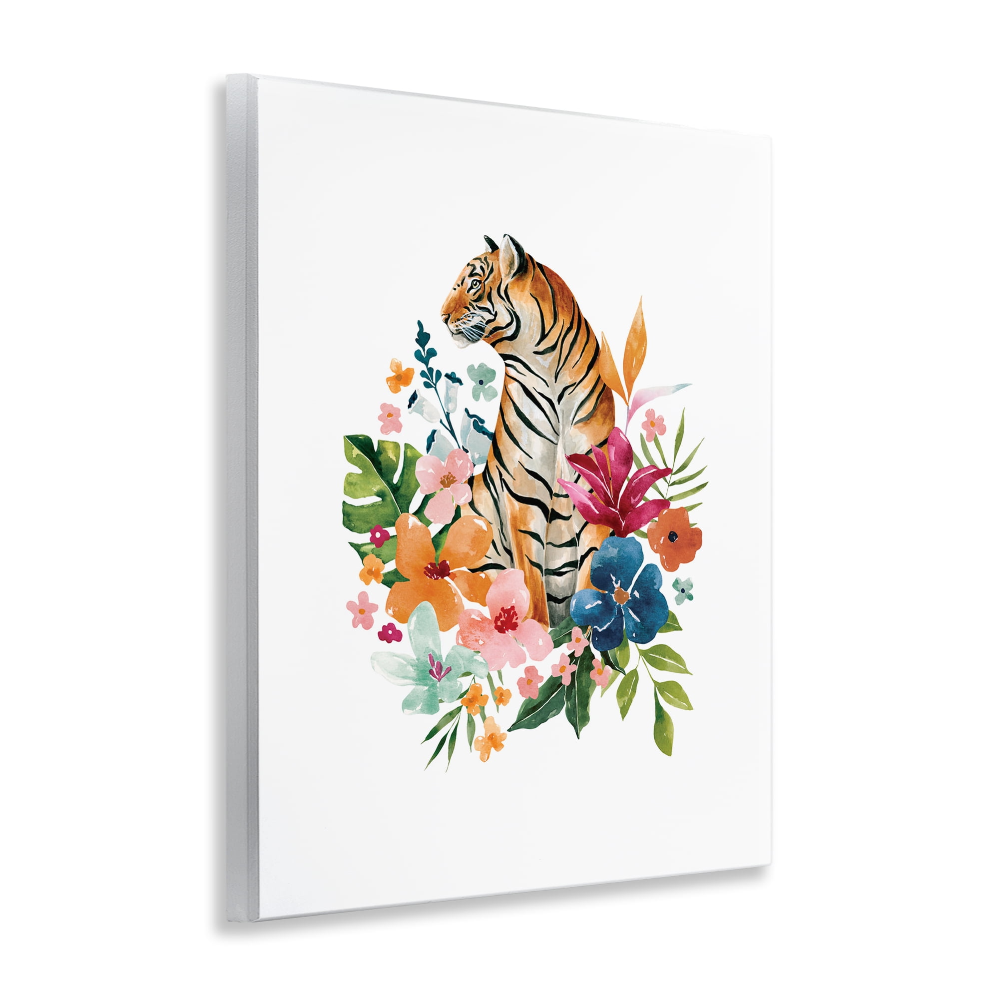 Stupell Industries Tropical Jungle Tiger Wall Plaque Art, design by Bethany Sandoval