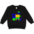 thumbnail image 2 of Inktastic Cute Colorful Train Toddler Sweatshirt, 2 of 4