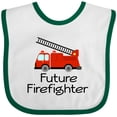 thumbnail image 3 of Inktastic Ladder Truck Future Firefighter Boys or Girls Baby Bib, 3 of 4