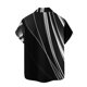 thumbnail image 4 of Blusa y camisa de manga corta con cuello vuelto para hombre, cárdigan ligero de manga corta con botones y cuello vuelto, camisa de manga corta con cuello vuelto, blusa de poliéster para hombre, 4 of 4