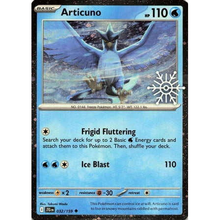 Pokemon Journey Together Uncommon Articuno #32 [Stamped Promo]