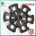 thumbnail image 2 of 1/2/3PCS Outdoor Climbing Trekking Pole Tips Snow Flake Mud Ski Basket Walking Stick Basket Guard Replacement Hiking, 2 of 5