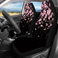 thumbnail image 2 of Uourmeti Cherry Blossoms Car Seat Covers Full Set Automotive Vehicle Cushion, Comfortable Driving Compatible with Sedans Truck, 2 of 8