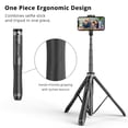 thumbnail image 4 of ATUMTEK Trípode para palo selfie de 51 pulgadas, trípode extensible todo en uno para teléfono con control remoto Bluetooth, rotación de 360° para selfies de teléfonos iPhone y Android, grabación de ví, 4 of 5