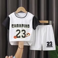 thumbnail image 1 of Ropa de baloncesto para niños, traje deportivo para niñas, camiseta de verano de secado rápido para niños, entrenamiento para niños medianos y grandes, deportes, 1 of 5