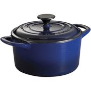 Tramontina 3.5-Quart Enameled Cast Iron Dutch Oven with Lid, Cobalt