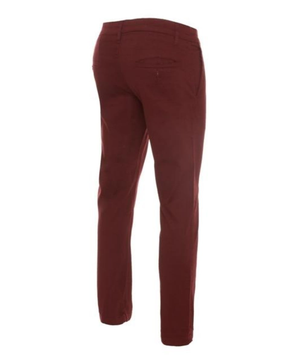 Slacks and Chinos Full-length trousers Unravel Project Synthetic Pants in Maroon Black Womens Clothing Trousers 