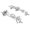 Silver, variant on Yajisi Front Rear Axles Aluminum Alloy Upgrade Parts 4 Wheel RC Axles for MN 90 99S Series Silver Replacement Accessory 5.7 inches / 14.5 cm[cite: 1]