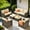 Beige, variant on Ovios 6 Pieces Outdoor Patio Furniture Set Wicker Rattan Outside Conversation Sectional Sofa for Backyard