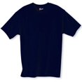 thumbnail image 2 of Hanes Men's Comfortblend Short Sleeve 50/50 Crewneck T-Shirt, Navy, Large, 2 of 4