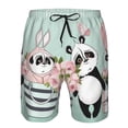 thumbnail image 4 of Naloa Cute Panda Men's Beach Shorts, Surfing shorts, Swim trunks, Quick Dry Swim Trunks for Surfing Beach Fun - Medium, 4 of 9