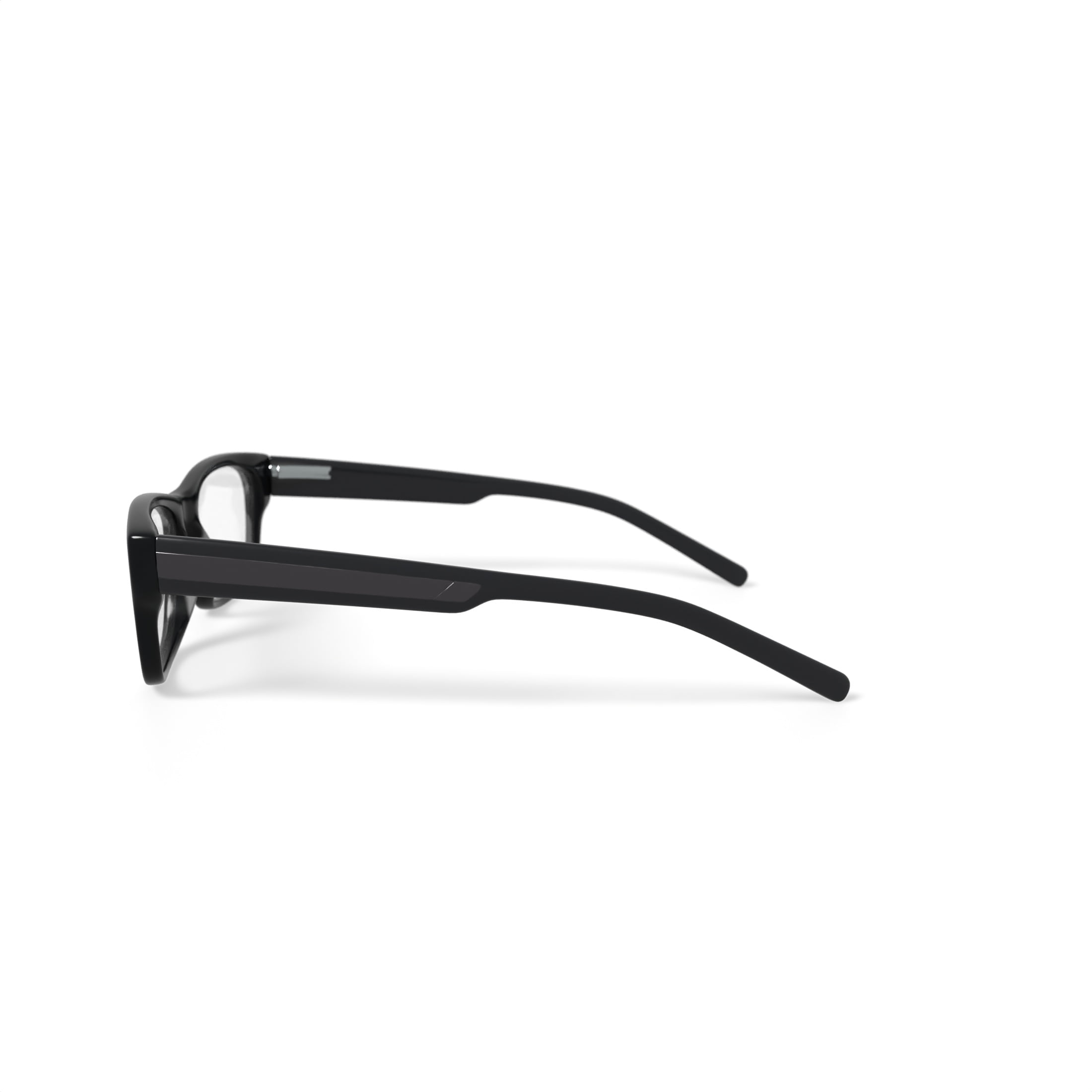 Walmart FM14086 Men's Rectangular Prescription Eyeglasses with Case, Black
