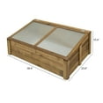 thumbnail image 4 of Tierra Garden Wooden Cold Frame 4440 Rectangular UV Resistant 1 Pack 39.4" x 23.6" x 15.4", 4 of 11
