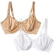 Curvation Soutien-gorge à Armatures pour Femme, 44C, LATTE/WHITE – image 1 sur 1