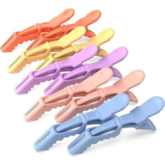 Crocodile Clips Hair – Professional Hair Clips For Styling, Sectioning Hair Clips Women, Alligator Clips Hair Sectioning Clips, For Hair Salon, Hair Clip – 10 Pk