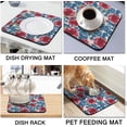 thumbnail image 5 of Washable Quick Dish Drying Mats Non-Slip Coffee Maker Mat For Kitchen Counter Home Coffee Bar Pad 16''''x18'''', black-3, 5 of 5