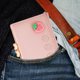 thumbnail image 4 of YSNOOWE Para Mujer De Cuero PU Rosa Con Creativo Y Compacto Para Almacenamiento Diario, 4 of 6