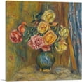 thumbnail image 1 of ARTCANVAS Still Life Roses Canvas Art Print by Pierre-Auguste Renoir - Size: 18" x 18" (0.75" Deep), 1 of 9