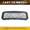 thumbnail image 4 of American Modified Mesh Grille w/Amber Lights for 2013-2018 Dodge Ram 1500, 4 of 12