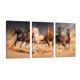 thumbnail image 1 of Cuadro Decorativo Tríptico Vertical Caballos Corriendo Canvas Revolution Set De 3 Cuadros 40x60 cm, 1 of 5