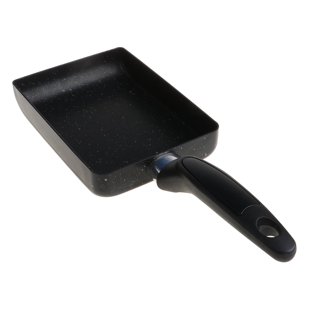 Geemin Square Fry Pan Steak Pot Non Stick Stainless Steel Material Wok Pan with Handle for Home Induction Electric Gas Cooktop