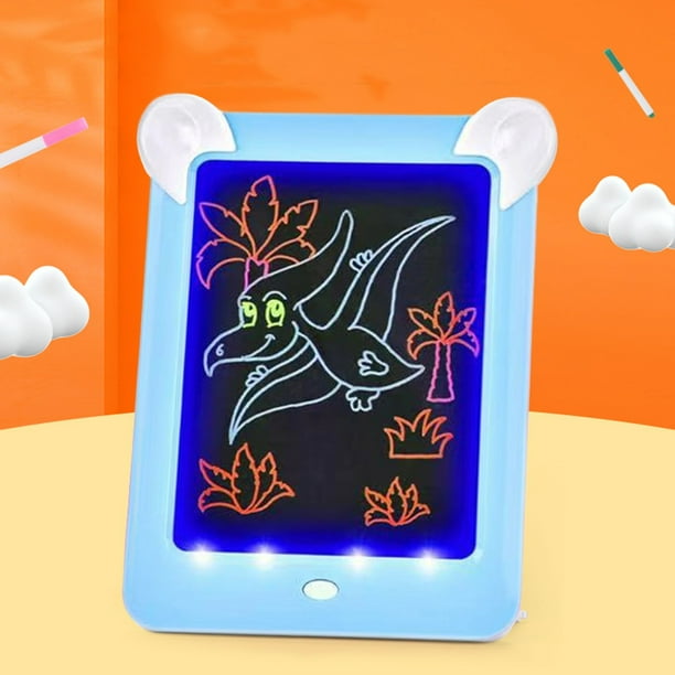 CaiYueKe LED Light Up Drawing Tablet Tracing Board - Reusable Doodle Pad Educational Toy for Kids, Electronic Sketch Pad with Stylus for Learning and Creative Play, Ideal Holiday and Birthday Gift