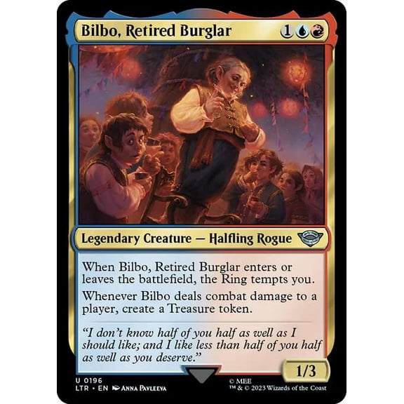MtG Tales of Middle-Earth Uncommon Bilbo, Retired Burglar #196