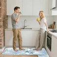 thumbnail image 4 of Cartoon Print Kitchen Carpet Cartoon Fish Print Kitchen Carpet Washable Cushion Comfortable Kitchen Carpet Set, 4 of 6