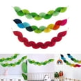 thumbnail image 2 of SIEYIO Party Hangings Paper Decorations Colorful Origamis Paper Fan Decorations for Weddding Birthday Carnival Wall, 2 of 11
