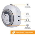 GE 24Hour Basic Indoor PlugIn Mechanical Timer, 1Outlet, 15152