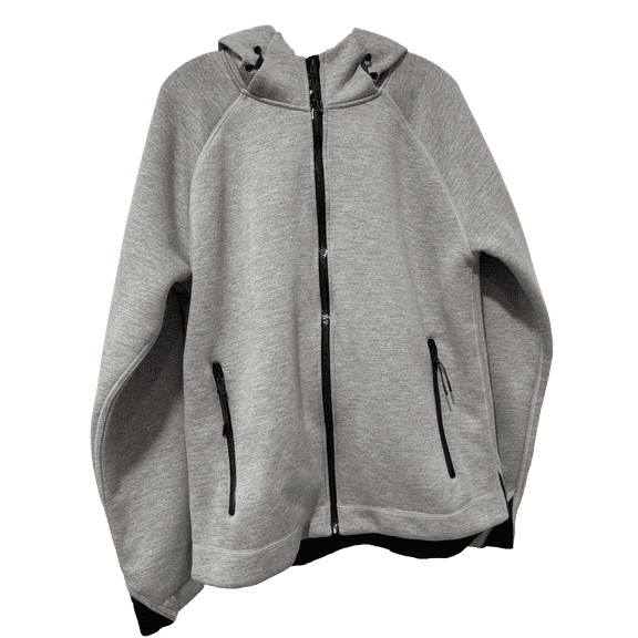Men’s Full Zipper Heavyweight Fleece Hoodie - (Heather Gray, XXLarge)