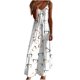 thumbnail image 2 of Puntoco Vestidos Mujer Moda Elegante Verano Casual Sólido V-Cuello Camis Vestido Largo Sin Mangas, 2 of 5