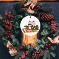 thumbnail image 3 of Teissuly 2020 Christmas Ornament Santa Wearing A Face Mask Decorate Christmas tree Teissuly WER202310234269, 3 of 4