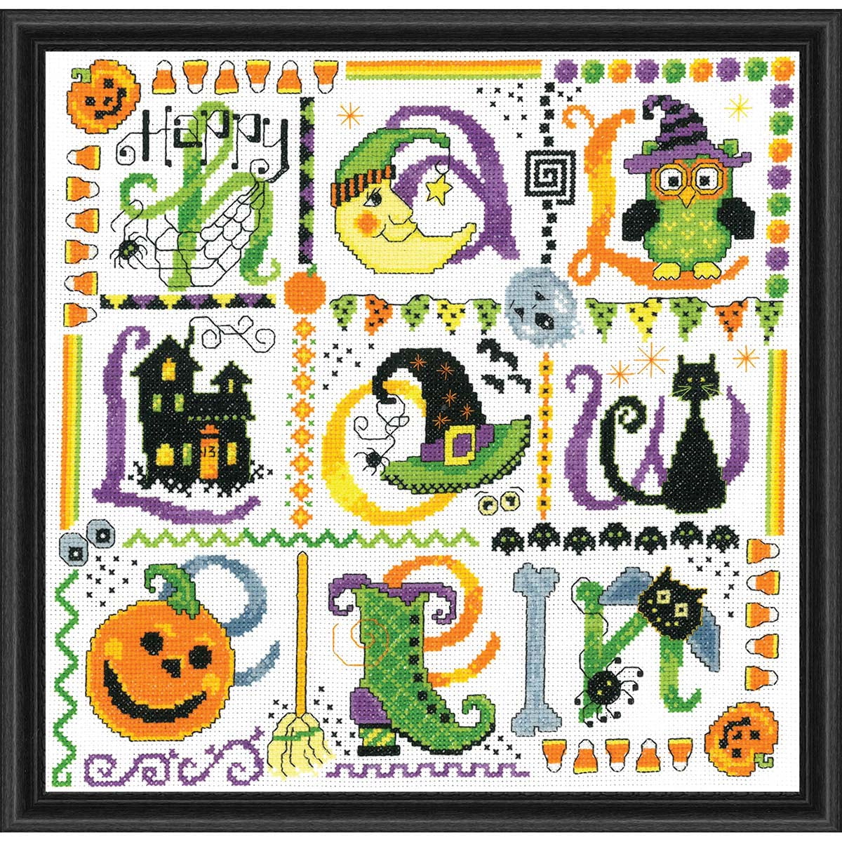 Imaginating Inc. Tic Tac Halloween Counted Cross-Stitch Kit - Walmart ...