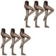 thumbnail image 1 of Pantimedias transparentes y ajustadas para mujer con puntera reforzada, 1 of 5