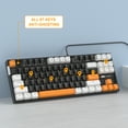 thumbnail image 5 of MageGee LED Backlit USB-C Gaming Keyboard, White & Black, 5 of 8
