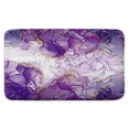 thumbnail image 3 of Drgilau Marble Texture Purple Memory Foam Polyvinyl Bath Rug, 19" x 31", Non Slip, 3 of 4