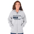thumbnail image 4 of Sarcasm Loading Please Wait Zip Up Hoodie Men's Women's Brisco Brands 5X, 4 of 6