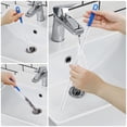 thumbnail image 6 of YIEMEEN U Shaped Pipe Cleaner with Spring Brush for Cleaning Pipes and Drain Unblocker, 6 of 12