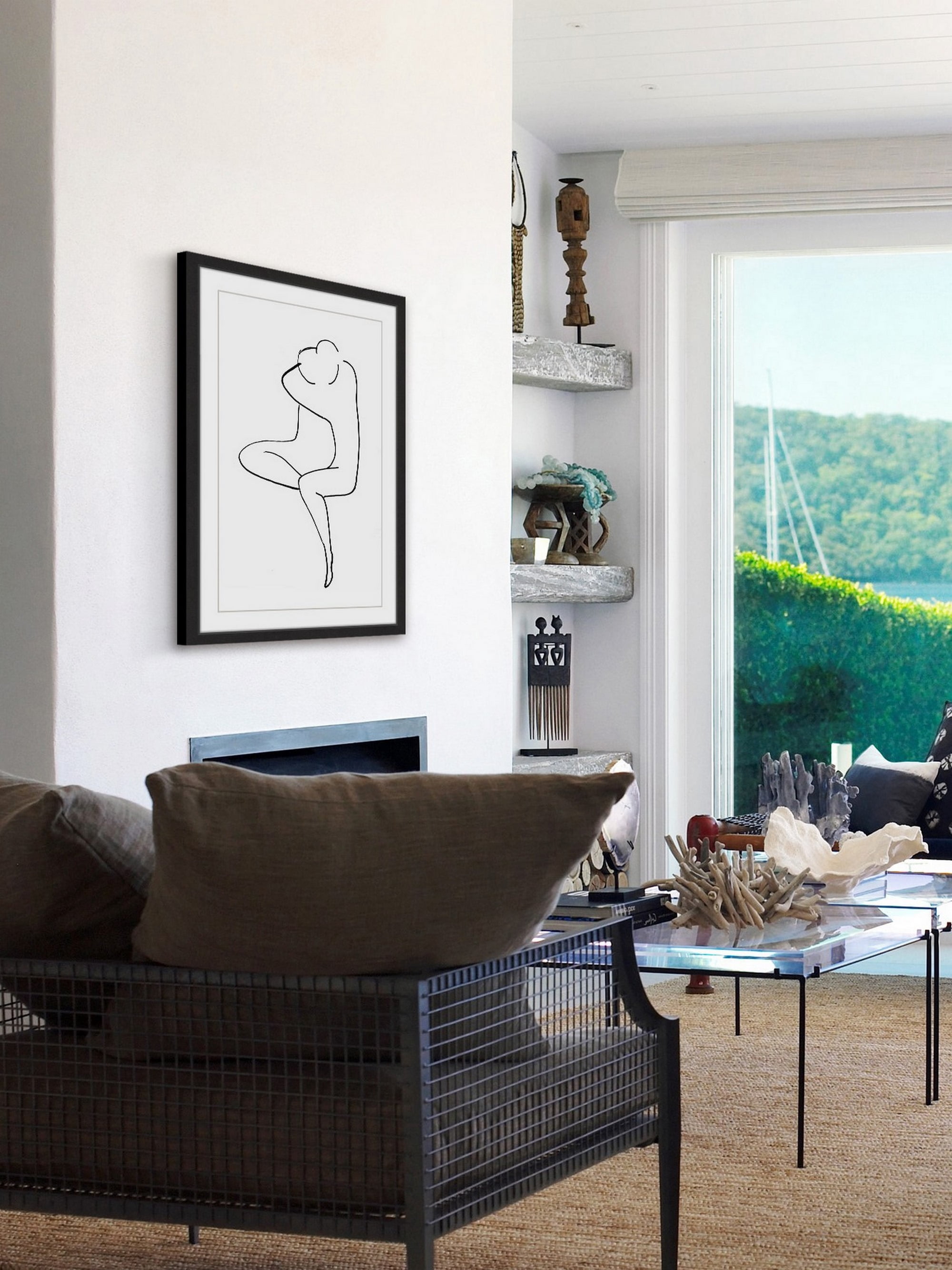 Marmont Hill One Flesh Framed Wall Art, 18" x 12"