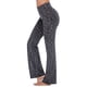 thumbnail image 1 of Txlixc, pantalones de yoga ligeramente acampanados para mujer, pantalones casuales de cintura alta elásticos de pierna ancha, pantalones elásticos deportivos de moda Txlixc  Estilo de ocio, 1 of 4